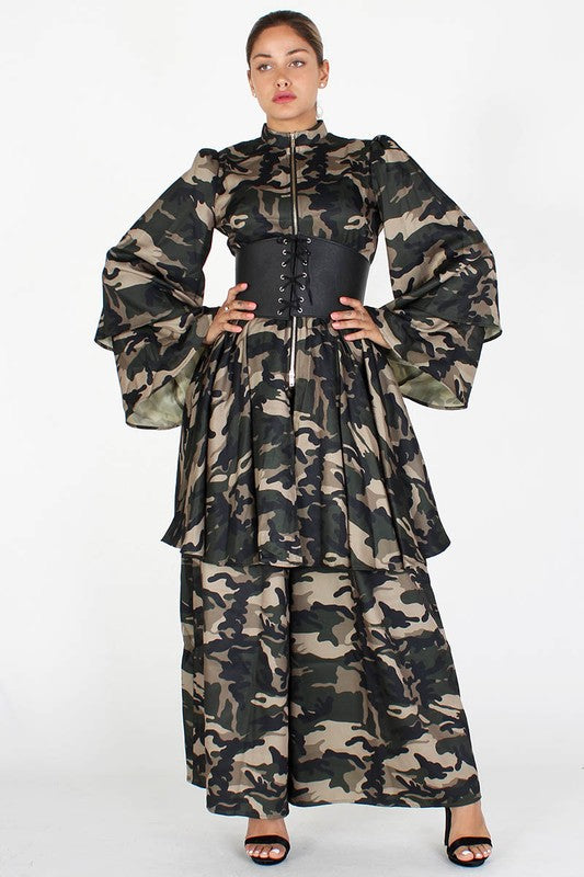 Fierce & Flattering: Camouflage 3-Piece Set