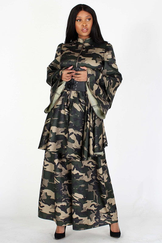Fierce & Flattering: Camouflage 3-Piece Set